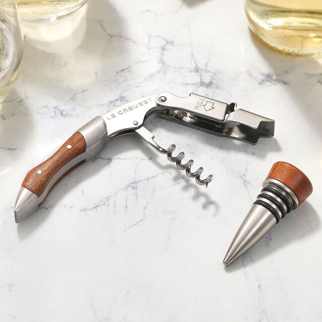 GS 190 Wooden Waiter's Corkscrew & Stopper image number 1